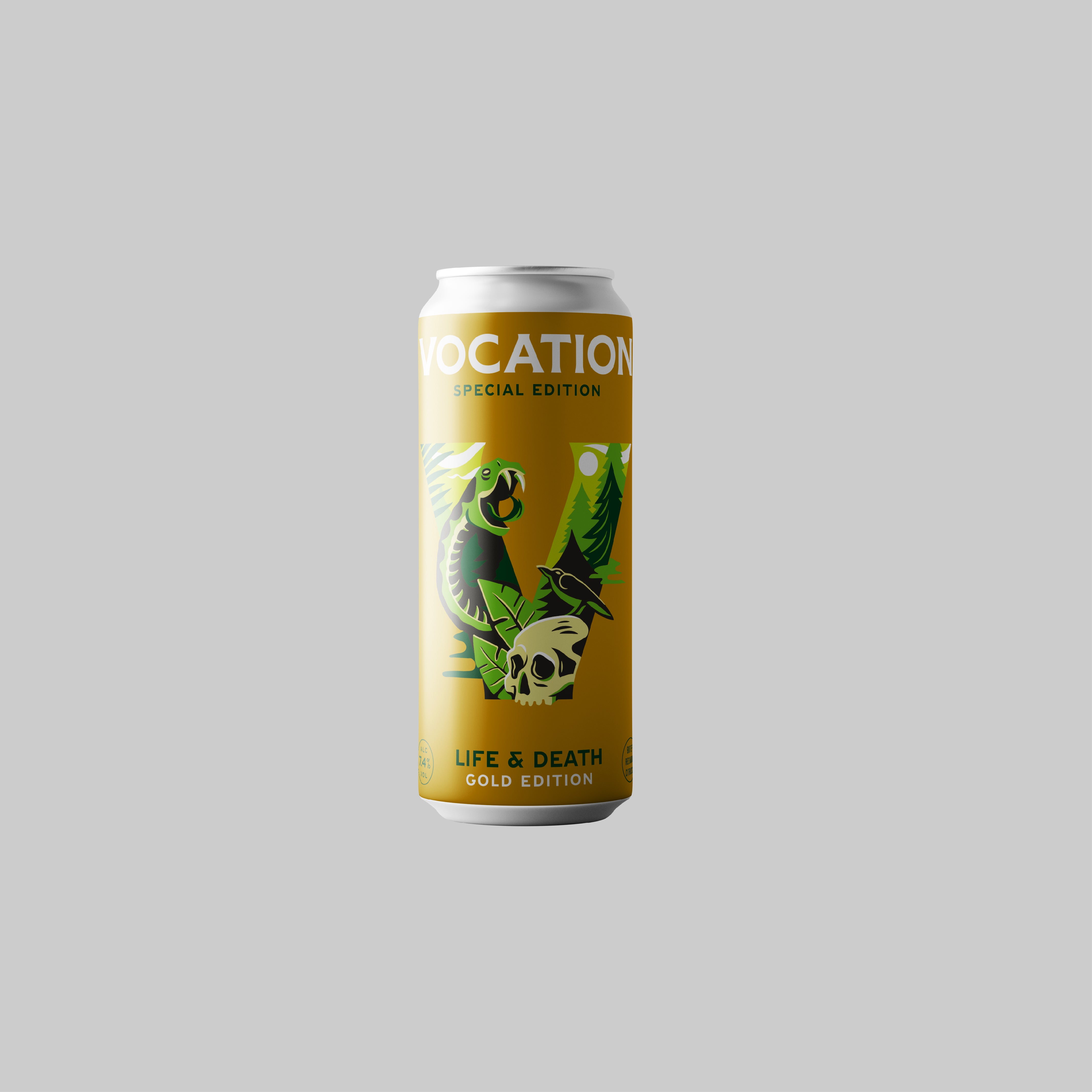 Vocation Life & Death Gold Edition IPA Can 440ml 7.4% - Time2Drink